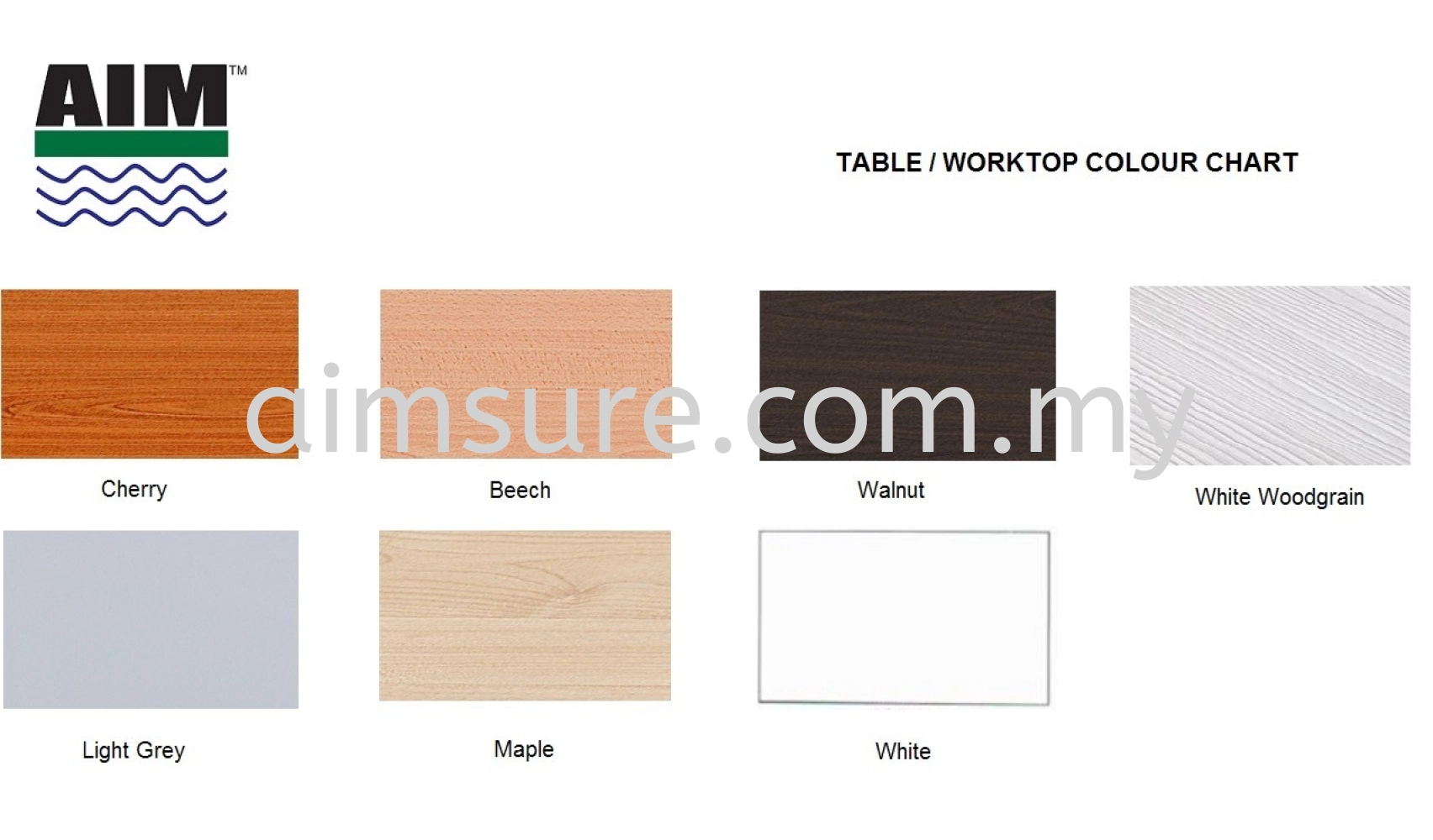 Workstation table top colour 