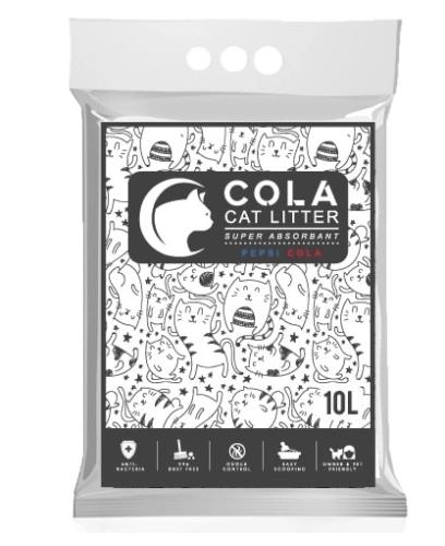 COLA CAT LITTER - PEPSI COLA