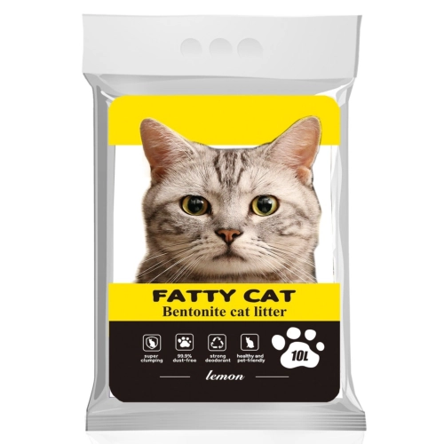 BENTONITE CAT LITTER - LEMON 10L