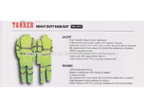 Tanker Heavy Duty Rain Suit - TRS 8913