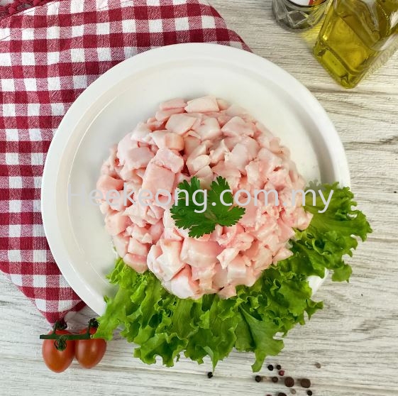 Pork Lard Cubes  PORK CUSTOM CUT / READY CUT ALL PORK PARTS Selangor, Malaysia, Kuala Lumpur (KL), Seri Kembangan Supplier, Wholesaler, Supply, Supplies | Hee Keong Enterprise Sdn Bhd