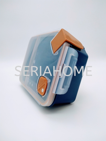 Blue Jean Rect. Food Storage w/2 Compartment - 1500ml Dark Blue Blue Jeans Clip Pac Malaysia, Negeri Sembilan, Nilai Supplier, Suppliers, Supply, Supplies | SERIAHOME (M) SDN BHD