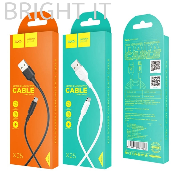 HOCO USB DATA CABLE - MICRO USB Cable Mobile Phone Product Melaka, Malaysia, Batu Berendam Supplier, Suppliers, Supply, Supplies | BRIGHT IT SALES & SERVICES