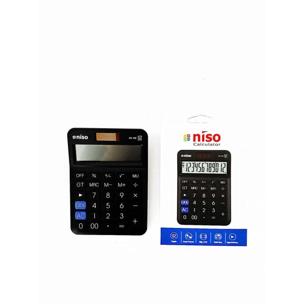 Niso calculator AS 100 12 Digits Gaintech Calculator Stationery & Craft Johor Bahru (JB), Malaysia Supplier, Suppliers, Supply, Supplies | Edustream Sdn Bhd