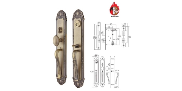 SGMH-5587/5501 Mortise Gripsets Mechanical Locks Johor Bahru JB Malaysia Supplier, Supply, Supplies | KOON SIONG KEY MARKETING SDN BHD