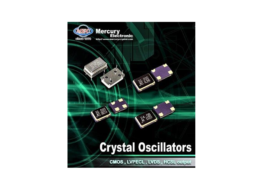 mercury clock oscillator model h43  frequency range : 312khz ~ 50mhz