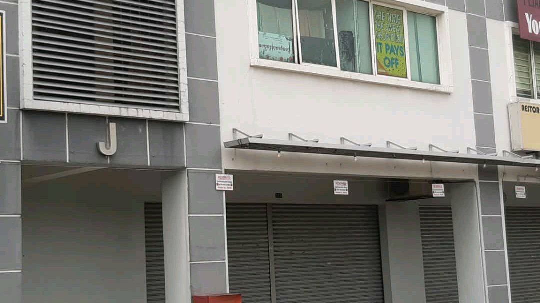 notis sign with s/steel wire string