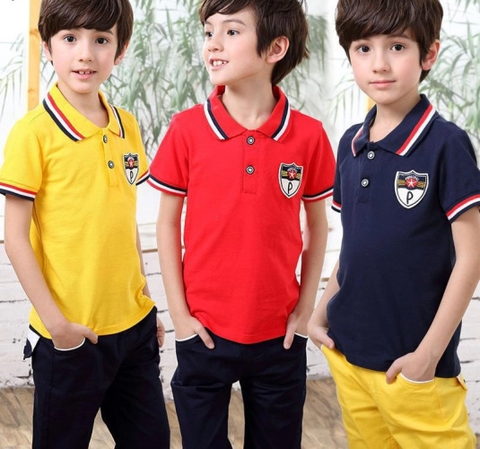 Custom made Kids Polo Premium Lacoste Fabric Quality 