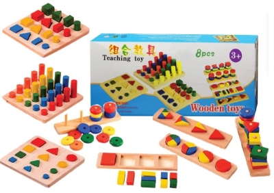 8 in 1 Wooden Fraction Kit