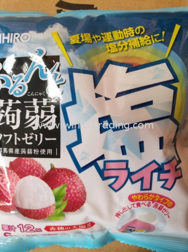 ONIHIRO KONJAK JELLY SALT LYCHEE BC 4571157258232