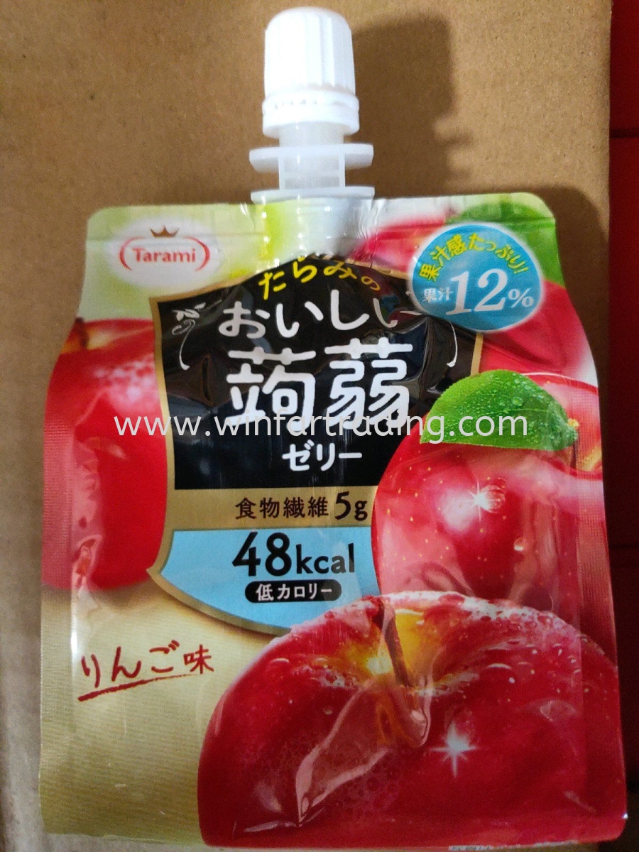Tarami Oishi Konjak Jelly Apple 150g Japan Cereal Jelly Konnyaku Malaysia Johor