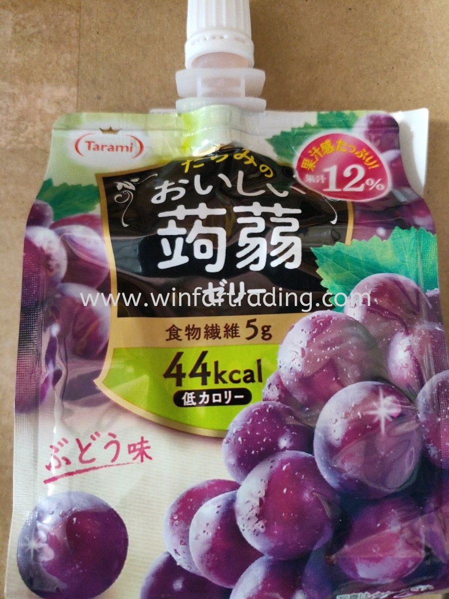 Tarami Oishi Konjak Jelly Grape 150g Japan Cereal Jelly Konnyaku Malaysia Johor