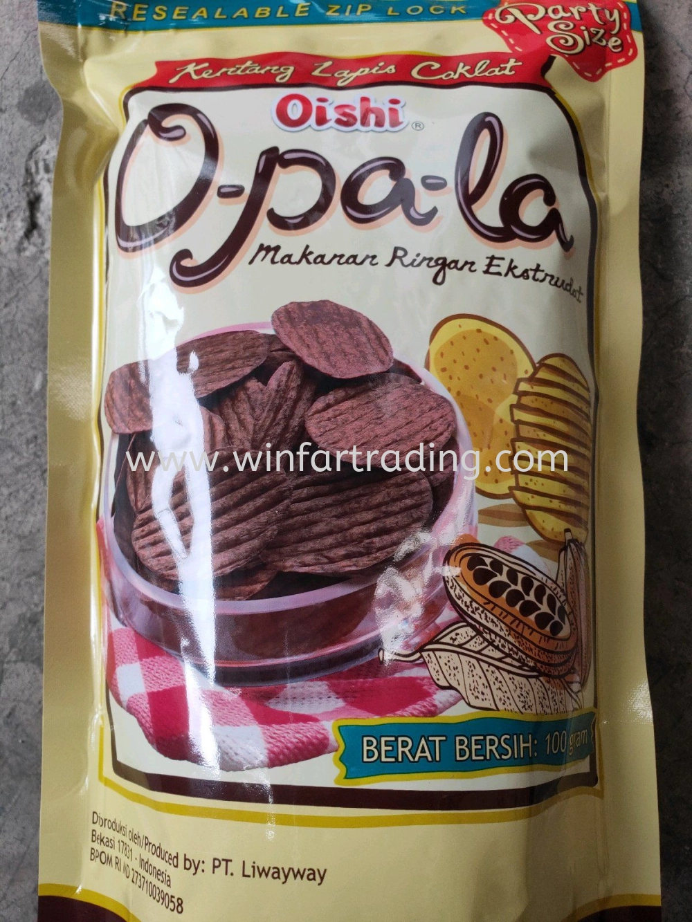 OISHI OPARA CHIP 100GM