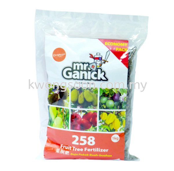Mr Ganick 258 Organic Fruit Tree Fertilizer (1KG) Fertilizer Gardening / Agriculture  Johor Bahru (JB), Malaysia, Johor Jaya Supplier, Wholesaler, Retailer, Supply | Kwong Soon Trading Co.