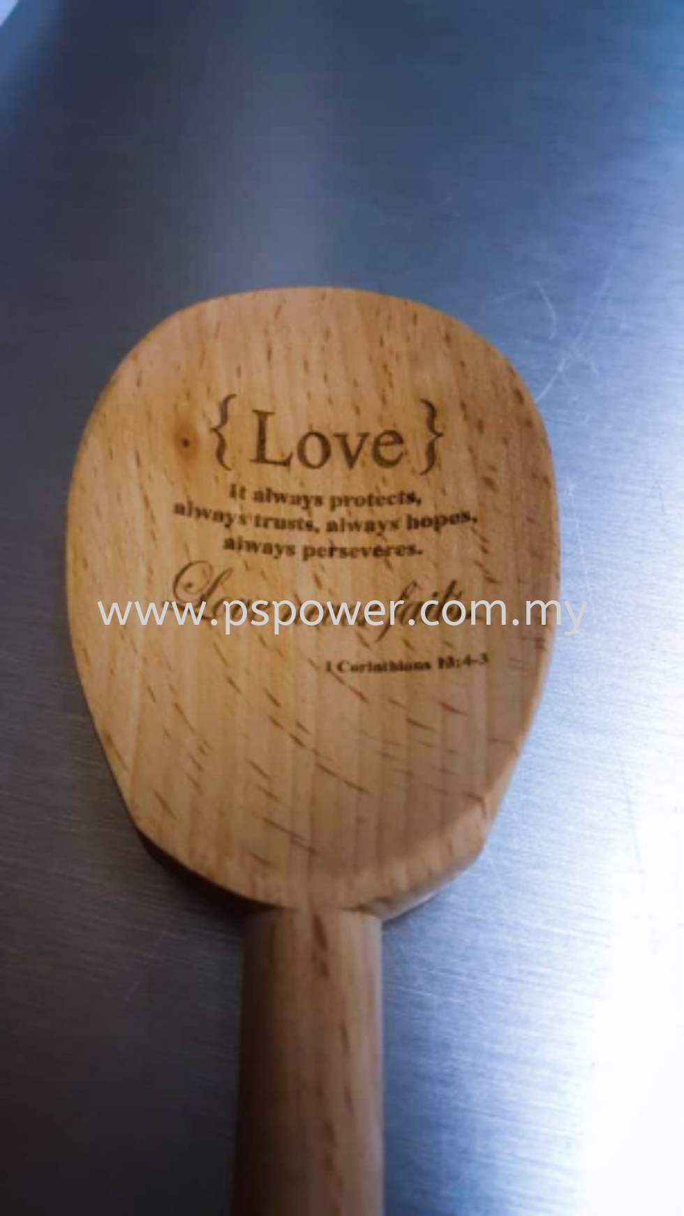 Engraving Service on Wooden Utensils