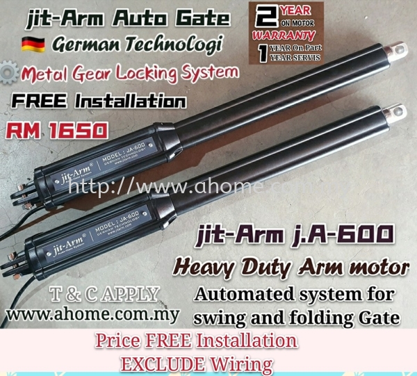  jit-arm (jA-600) Jit-Arm Swing Gate | Folding Gate Selangor, Kajang, Malaysia, Kuala Lumpur (KL) Supplier, Supply, Installation, Service | Jit Arm Automation & Trading