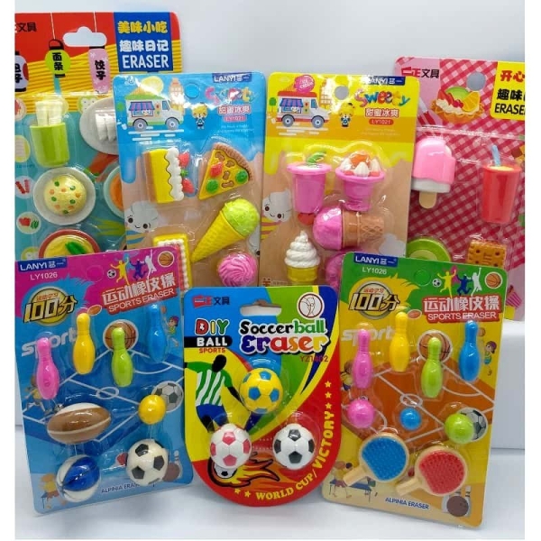 Fancy Erasers (Food Eraser/Ball Eraser) Eraser Writing & Correction Stationery & Craft Johor Bahru (JB), Malaysia Supplier, Suppliers, Supply, Supplies | Edustream Sdn Bhd