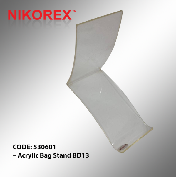 530601 C Acrylic Bag Stand BD13 Bag Stand COUNTER DISPLAY RACKS Malaysia, Johor Bahru (JB), Kuala Lumpur (KL), Selangor, Melaka, Perak, Pahang, Singapore Supplier, Manufacturer, Supply, Supplies | Nikorex Display Products (M) Sdn Bhd