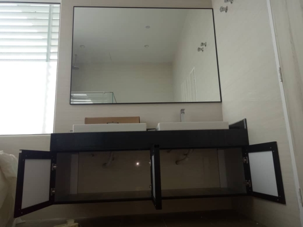 Vanity Unit Aluminium Vanity Top  JB, Johor Bahru, Malaysia Aluminium Fabrication, Glass Partition | METALIFE