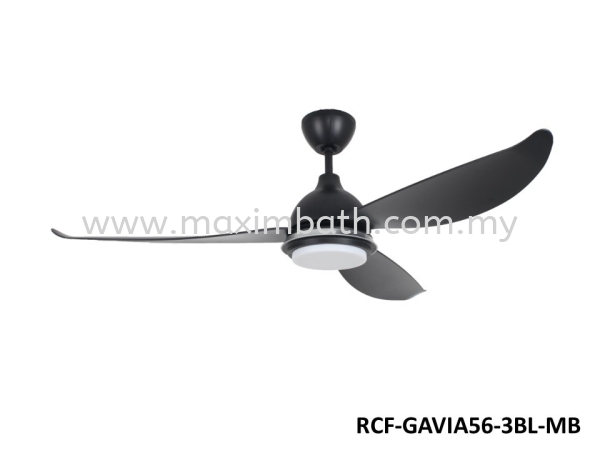 RCF-GAVIA56-3BL-MB Rubine Decorative Ceiling Fan Puchong, Selangor, Kuala Lumpur (KL), Malaysia Supplier, Suppliers, Supplies, Supply | Maxim Bath & Kitchen Gallery Sdn Bhd