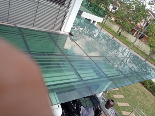 Skylight Roof Glass Shelter -Sky Light JB, Johor Bahru, Malaysia Aluminium Fabrication, Glass Partition | METALIFE