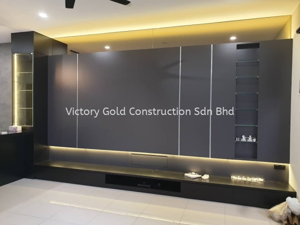 TV Console Design Interior Design Melaka, Malaysia, Bukit Katil Service, Supplier, Supply, Supplies | VICTORY GOLD CONSTRUCTION SDN BHD