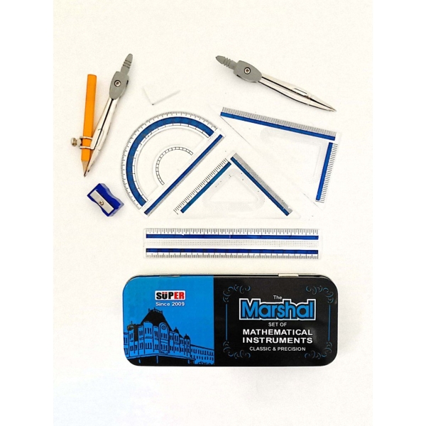 SUPER THE MARSHAL SET OF MATHEMATICAL INSTRUMENTS CLASSIC& PRECISION Stationery Set Stationery & Craft Johor Bahru (JB), Malaysia Supplier, Suppliers, Supply, Supplies | Edustream Sdn Bhd