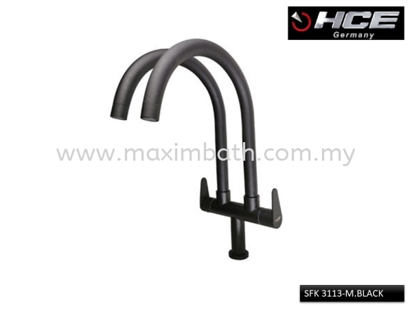 SFK 3113-M.BLACK Kitchen Cold Tap Kitchen Tap Kitchen Collection Puchong, Selangor, Kuala Lumpur (KL), Malaysia Supplier, Suppliers, Supplies, Supply | Maxim Bath & Kitchen Gallery Sdn Bhd