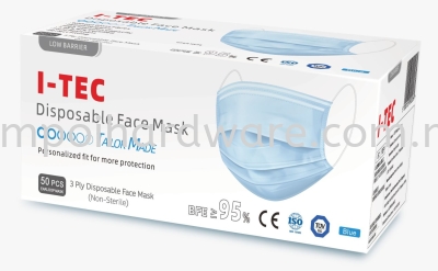 ITEC 3 Ply Disposable Face Mask