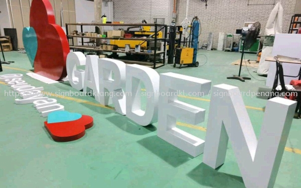 Garden sendayan Aluminum Giant big 3D lettering stand signage at seremban ALUMINIUM BIG 3D BOX UP LETTERING SIGNAGE Klang, Malaysia Supplier, Supply, Manufacturer | Great Sign Advertising (M) Sdn Bhd