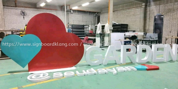 Garden sendayan Aluminum Giant big 3D lettering stand signage at seremban Aluminum Big 3D Box Up Lettering Sigange Klang, Malaysia Supplier, Supply, Manufacturer | Great Sign Advertising (M) Sdn Bhd