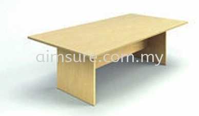 Rectangular conference table maple colour