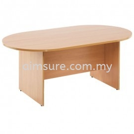 Full colour Oval meeting table