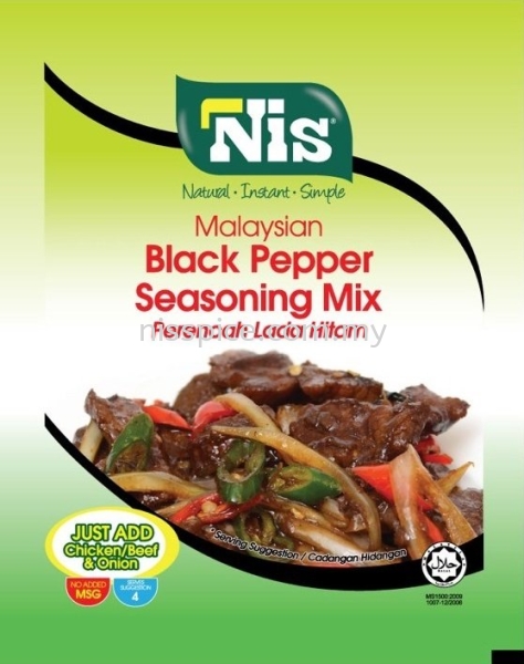 Black Pepper Seasoning Ready To Cook Spices Mix Skudai, Johor Bahru (JB), Malaysia. Manufacturers, Suppliers, Supply, Supplies | NIS Spice Manufacturing Sdn Bhd