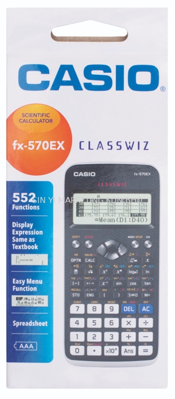 Casio Scientific Calculator Classwiz Fx991ex Pk