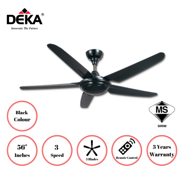 DEKA Ceiling Fan 5 Blades FAN WORLD Selangor, Malaysia, Kuala Lumpur (KL), Puchong Supplier, Suppliers, Supply, Supplies | TT Lighting