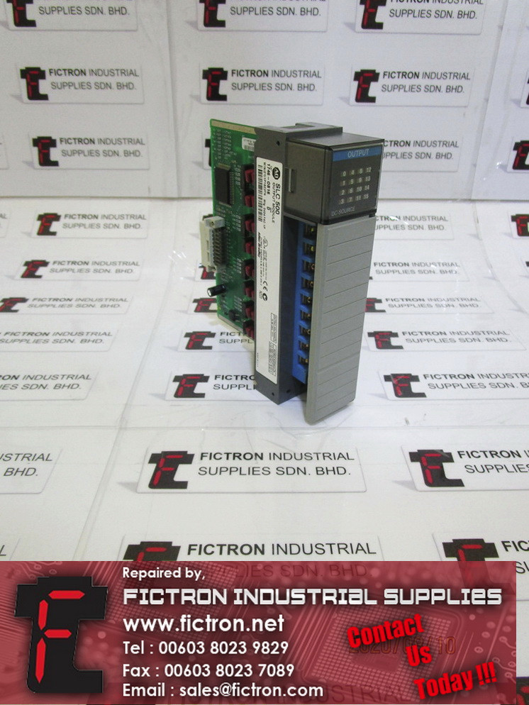 1746-OB16 1746OB16 SLC 500 ALLEN BRALDEY PLC Output Module Supply Repair Malaysia Singapore Indonesia USA Thailand