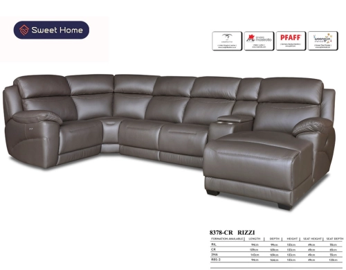 Half Leather comfort L-Shape sofa Penang