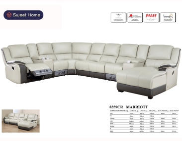 Half Leather comfort L-Shape sofa Penang