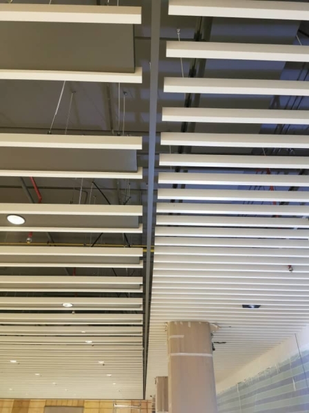 Custom Baffle with 325 Panel Custom Made Baffle Ceiling Aluminium Baffle Ceiling Kuala Lumpur (KL), Malaysia, Selangor, Kepong Supplier, Suppliers, Supply, Supplies | A C S CONTRACTOR SDN BHD