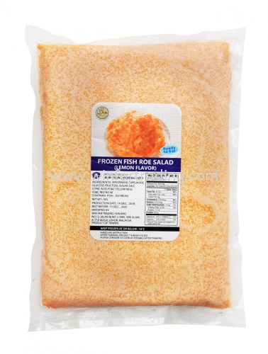 FROZEN FISH ROE SALAD 1KG HALAL