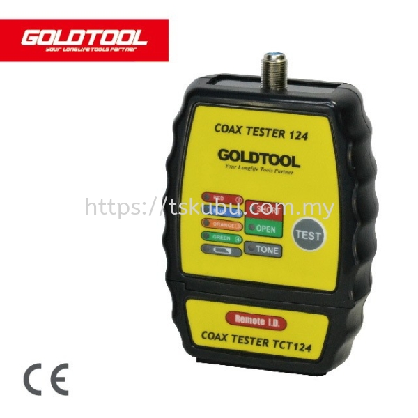 74359420 TCT-124 (GOLDTOOL) NETWORK AND CABLE TESTER   TEST INSTRUMENTS TOOLS & INSTRUMENTS Melaka, Malaysia Supplier, Retailer, Supply, Supplies | TS KUBU ELECTRONICS SDN BHD