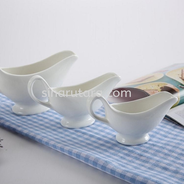 RX024 30z PERAHU KUAH Sause Boat Magnesia Porcelain Ceramic Kedah, Malaysia, Lunas Supplier, Suppliers, Supply, Supplies | TH Sinar Utara Trading