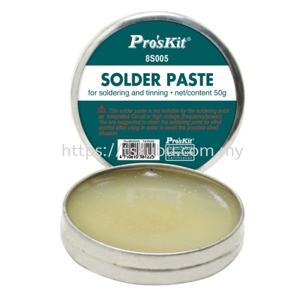 75720610 8S005 (Pro'sKit) SOLDER LEAD, PASTE AND FLUX SOLDERING TOOLS TOOLS & INSTRUMENTS Melaka, Malaysia Supplier, Retailer, Supply, Supplies | TS KUBU ELECTRONICS SDN BHD