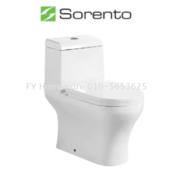 SORENTO SRTWC287A One Piece Rimless One Piece Water Closet (WC) Bathroom Appliance Johor Bahru (JB), Malaysia, Skudai Supplier, Suppliers, Supply, Supplies | FY HOMEWARE SDN BHD