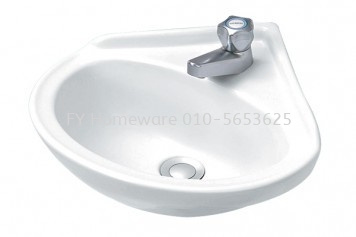 INNO Wall Spiral Corner Basin Only WB2011 Wall Hung Basin Basin Series Bathroom Appliance Johor Bahru (JB), Malaysia, Skudai Supplier, Suppliers, Supply, Supplies | FY HOMEWARE SDN BHD