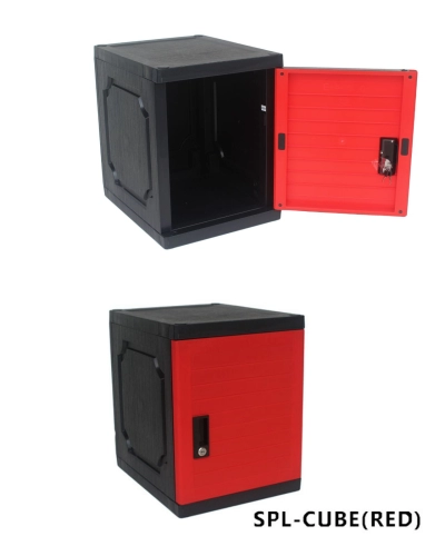 plastic cube SPL-CUBE (Red)