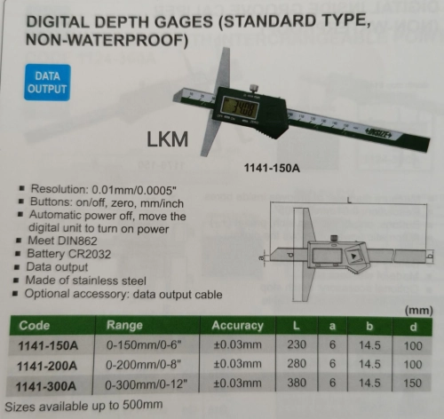 Digital Depth Gages