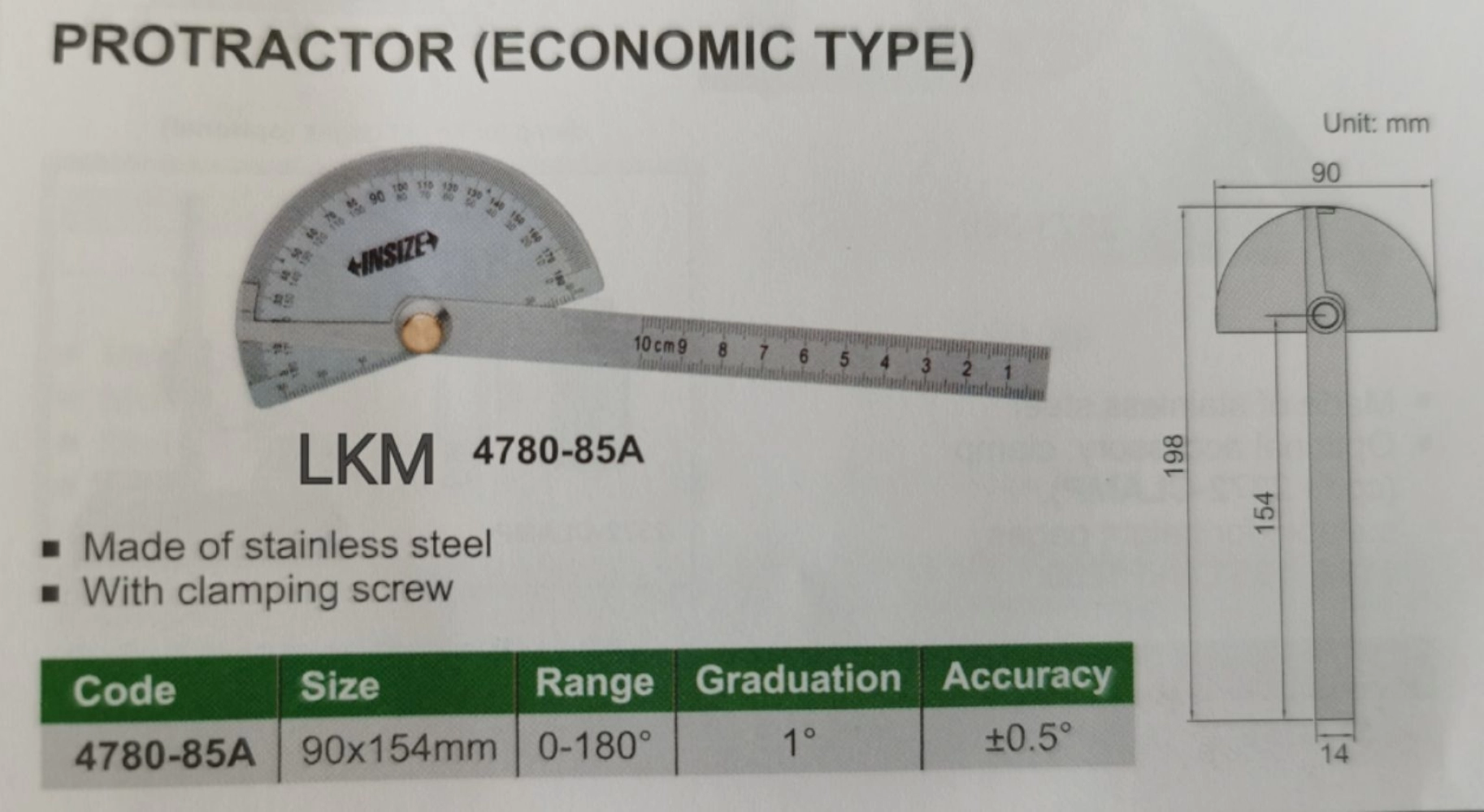 Protractor