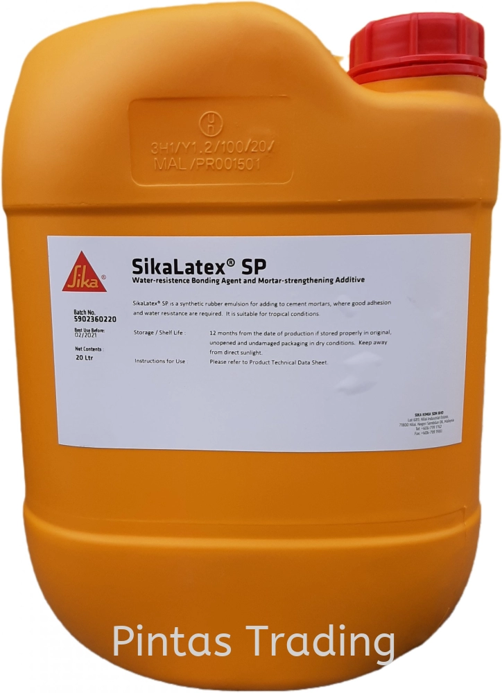 SikaLatex SP | Water Resistant Bonding Agent & Site Batch Mortar Strengthening Additive